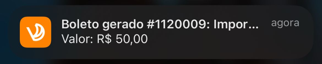 Mostrar as push notifications